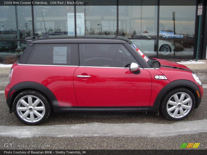 Chili Red / Black/Grey 2009 Mini Cooper S Hardtop