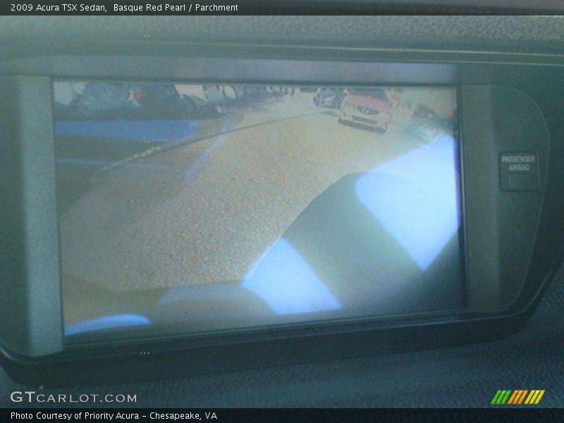 Basque Red Pearl / Parchment 2009 Acura TSX Sedan