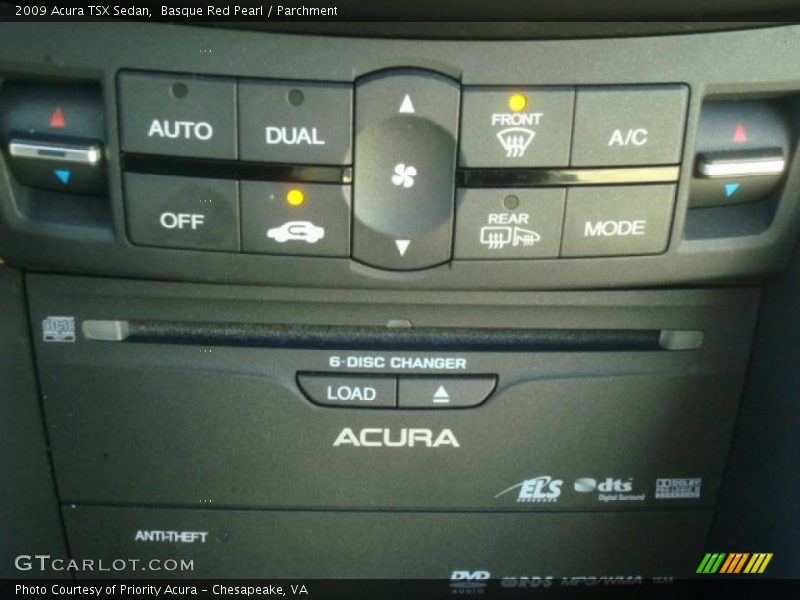 Basque Red Pearl / Parchment 2009 Acura TSX Sedan
