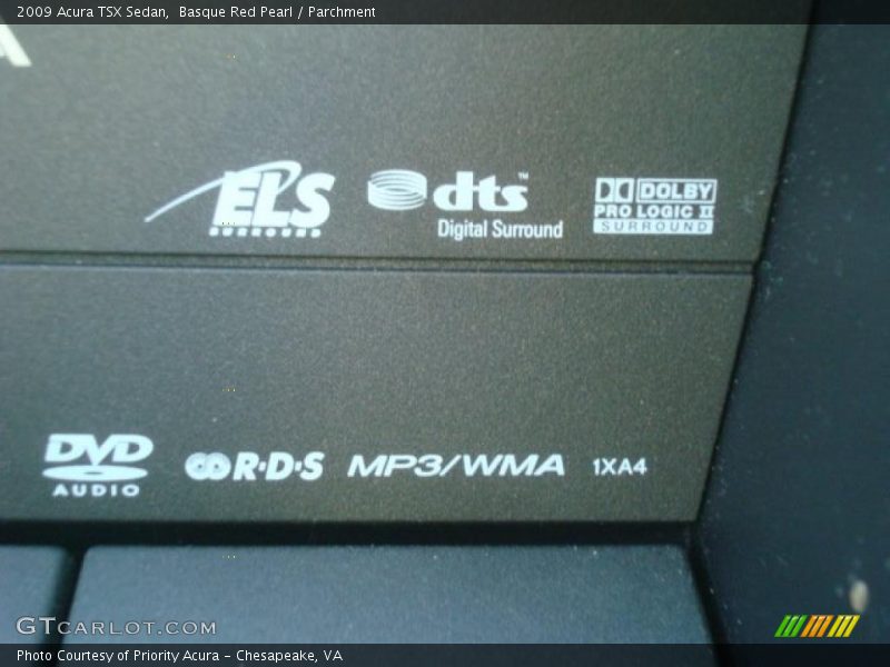 Basque Red Pearl / Parchment 2009 Acura TSX Sedan
