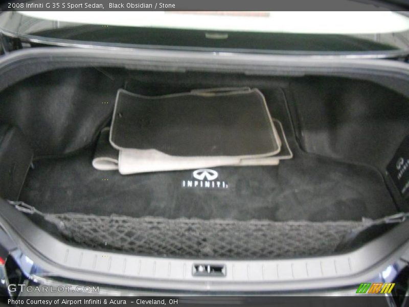  2008 G 35 S Sport Sedan Trunk