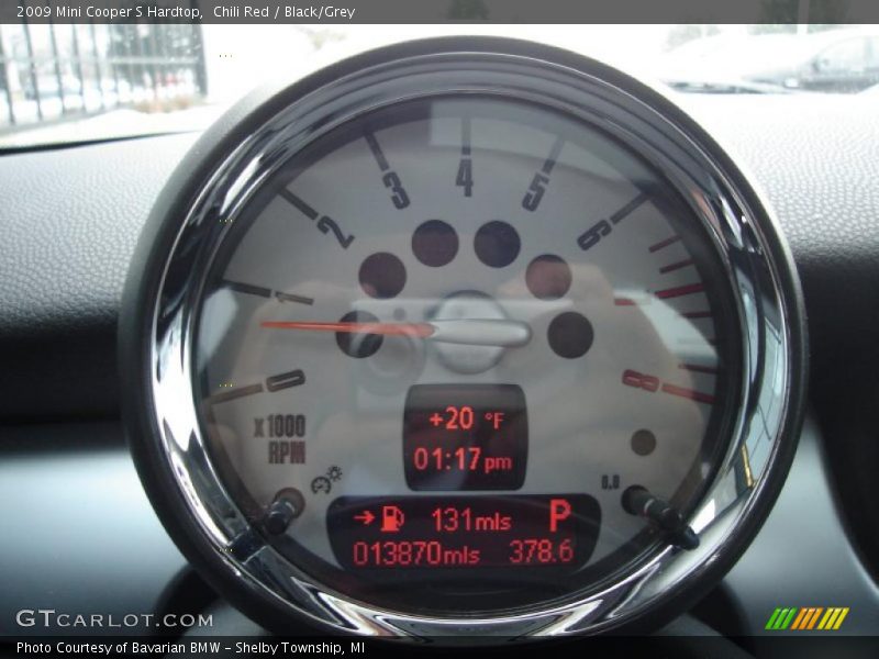 Chili Red / Black/Grey 2009 Mini Cooper S Hardtop