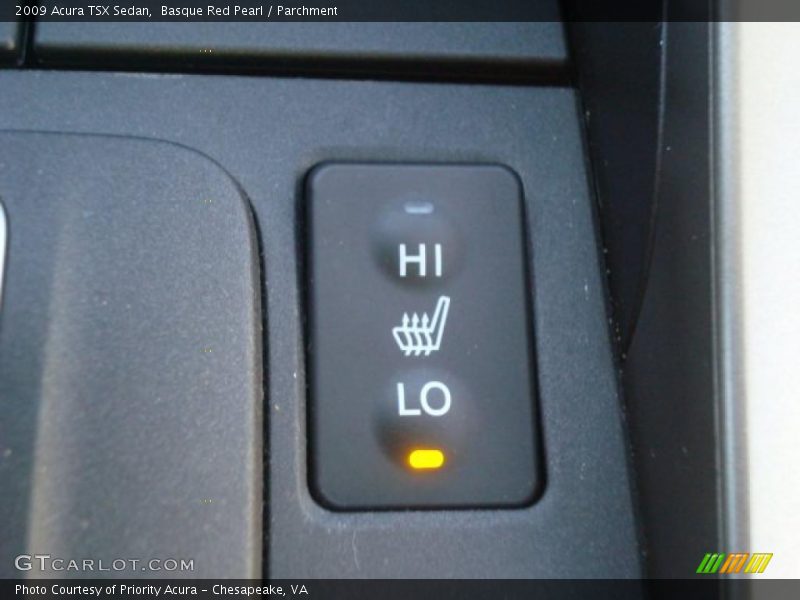 Basque Red Pearl / Parchment 2009 Acura TSX Sedan