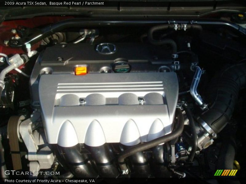 Basque Red Pearl / Parchment 2009 Acura TSX Sedan