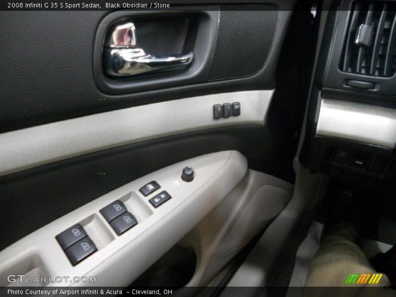Black Obsidian / Stone 2008 Infiniti G 35 S Sport Sedan
