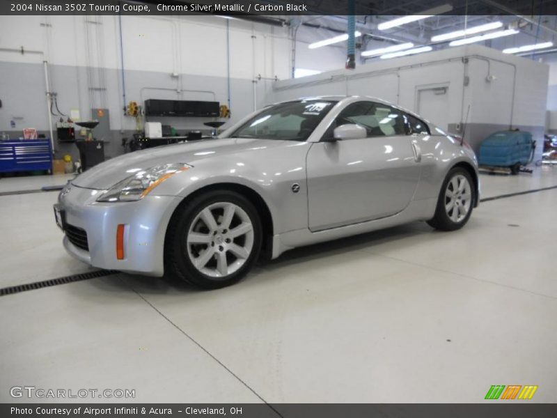 Chrome Silver Metallic / Carbon Black 2004 Nissan 350Z Touring Coupe