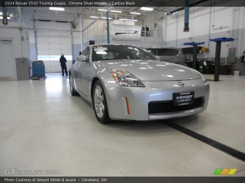 Chrome Silver Metallic / Carbon Black 2004 Nissan 350Z Touring Coupe