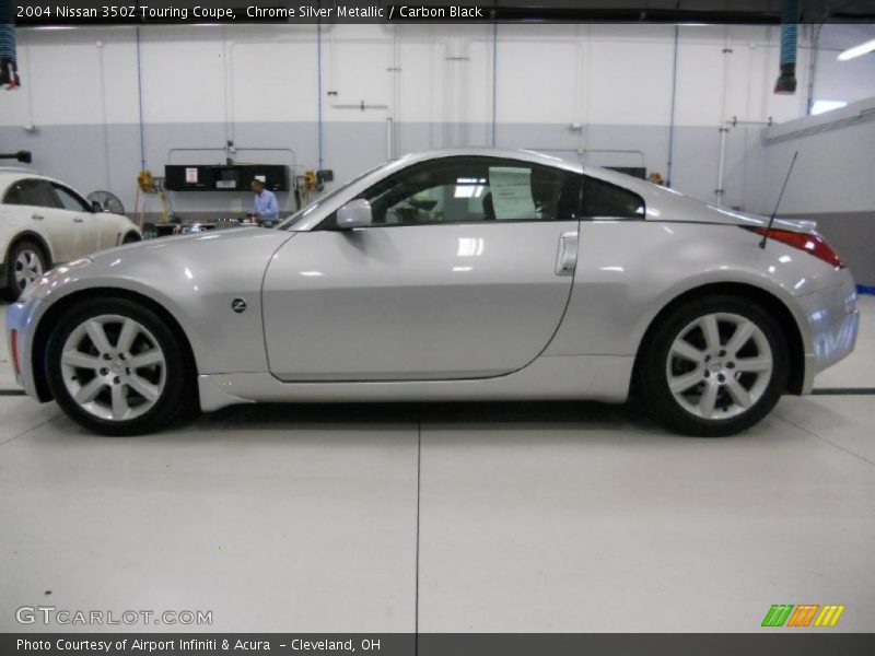 Chrome Silver Metallic / Carbon Black 2004 Nissan 350Z Touring Coupe