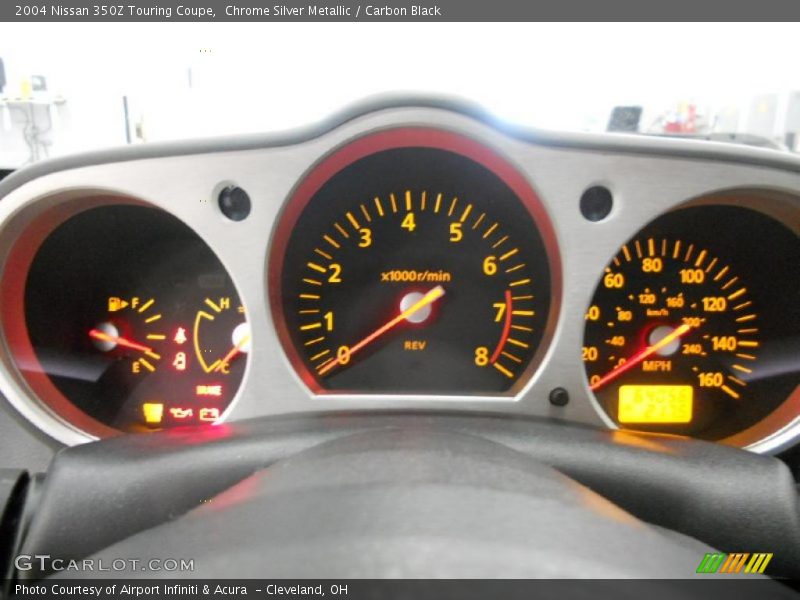 Chrome Silver Metallic / Carbon Black 2004 Nissan 350Z Touring Coupe