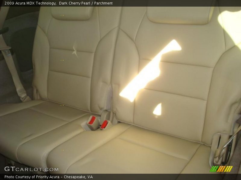 Dark Cherry Pearl / Parchment 2009 Acura MDX Technology