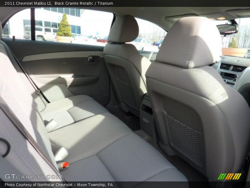 Black Granite Metallic / Titanium 2011 Chevrolet Malibu LS