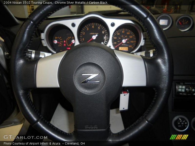 Chrome Silver Metallic / Carbon Black 2004 Nissan 350Z Touring Coupe
