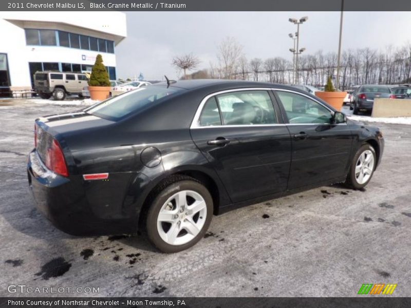 Black Granite Metallic / Titanium 2011 Chevrolet Malibu LS