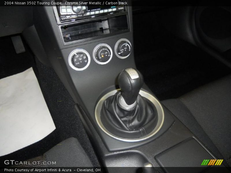 Chrome Silver Metallic / Carbon Black 2004 Nissan 350Z Touring Coupe