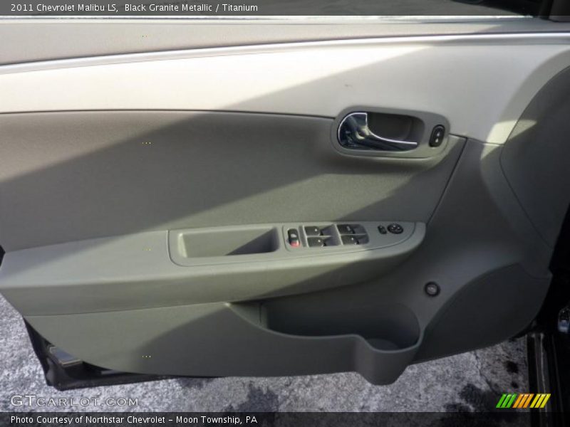 Black Granite Metallic / Titanium 2011 Chevrolet Malibu LS