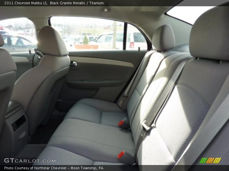 Black Granite Metallic / Titanium 2011 Chevrolet Malibu LS