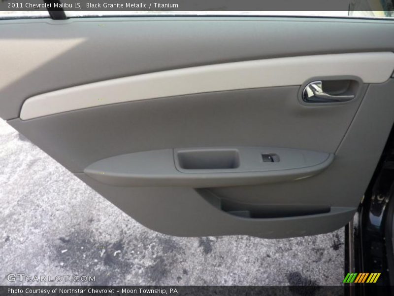 Black Granite Metallic / Titanium 2011 Chevrolet Malibu LS