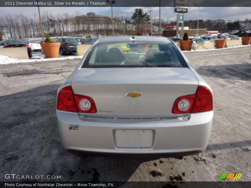 Silver Ice Metallic / Titanium 2011 Chevrolet Malibu LS