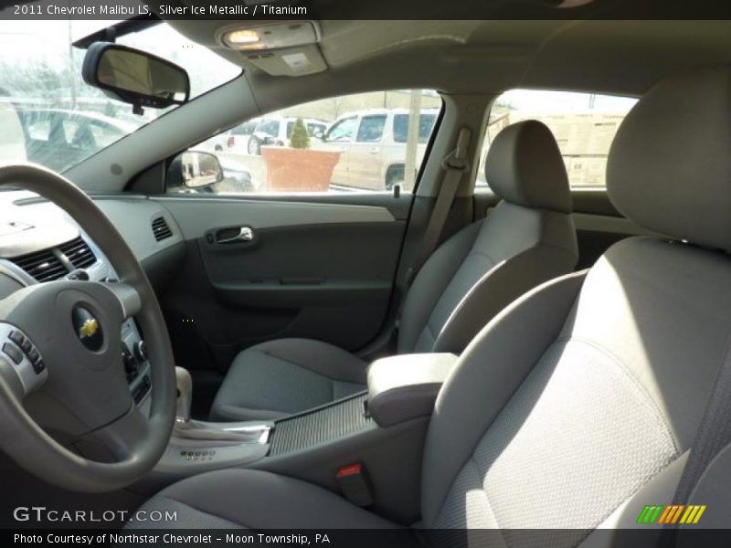 Silver Ice Metallic / Titanium 2011 Chevrolet Malibu LS