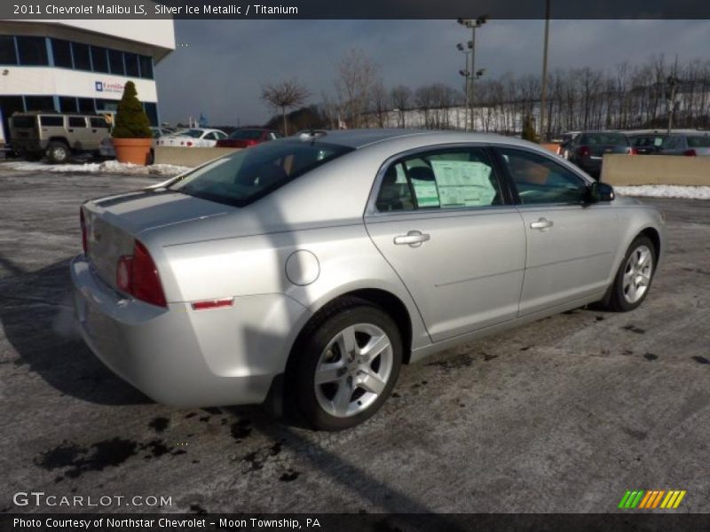 Silver Ice Metallic / Titanium 2011 Chevrolet Malibu LS