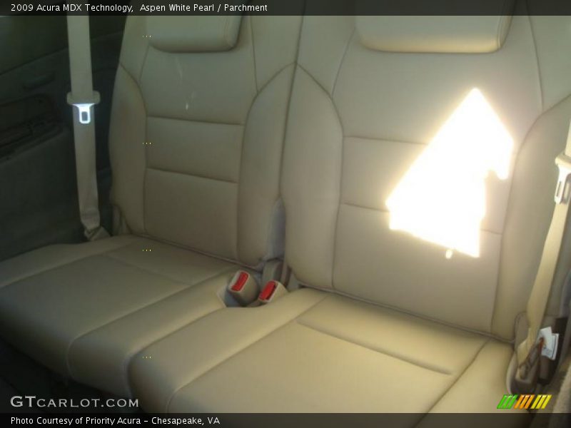 Aspen White Pearl / Parchment 2009 Acura MDX Technology