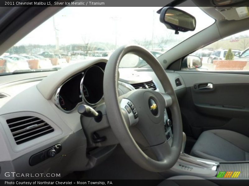 Silver Ice Metallic / Titanium 2011 Chevrolet Malibu LS