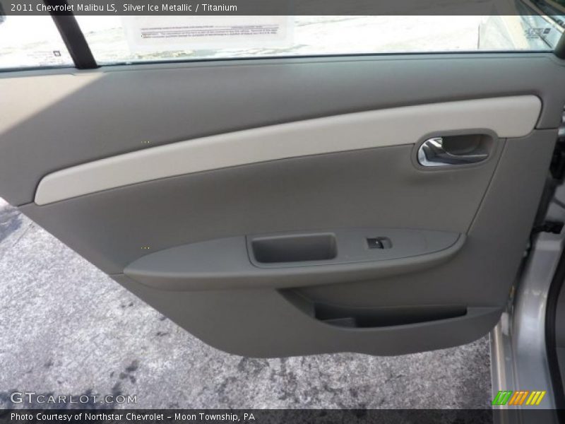 Silver Ice Metallic / Titanium 2011 Chevrolet Malibu LS