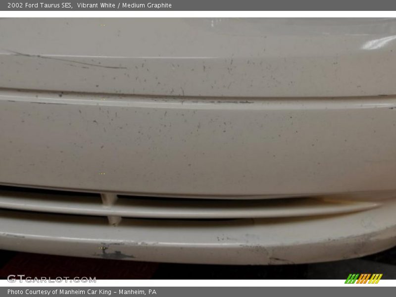 Vibrant White / Medium Graphite 2002 Ford Taurus SES