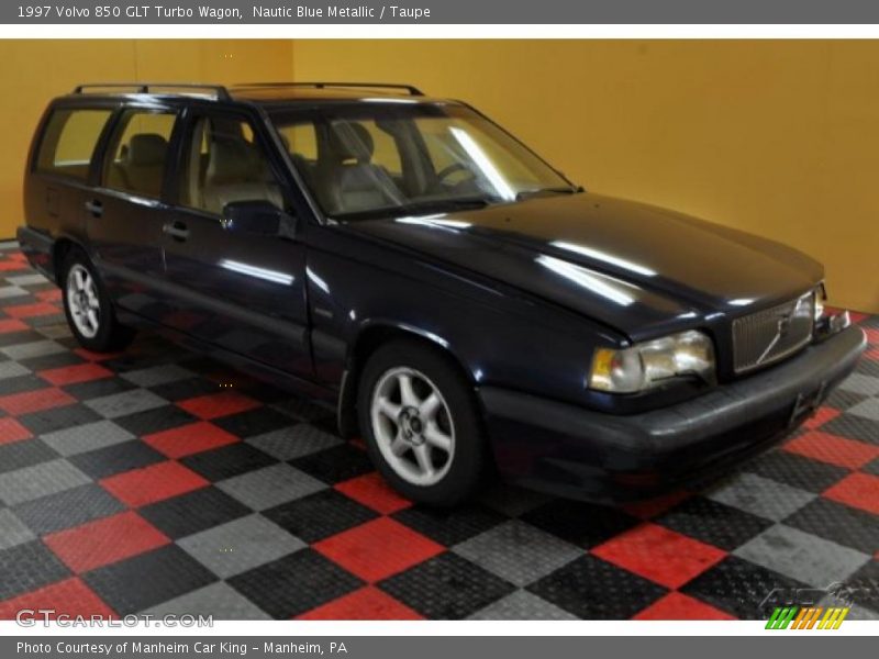 Nautic Blue Metallic / Taupe 1997 Volvo 850 GLT Turbo Wagon