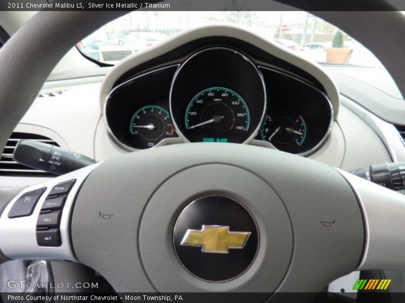Silver Ice Metallic / Titanium 2011 Chevrolet Malibu LS