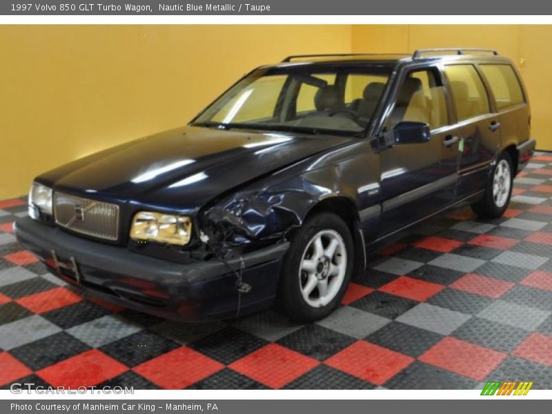 Nautic Blue Metallic / Taupe 1997 Volvo 850 GLT Turbo Wagon