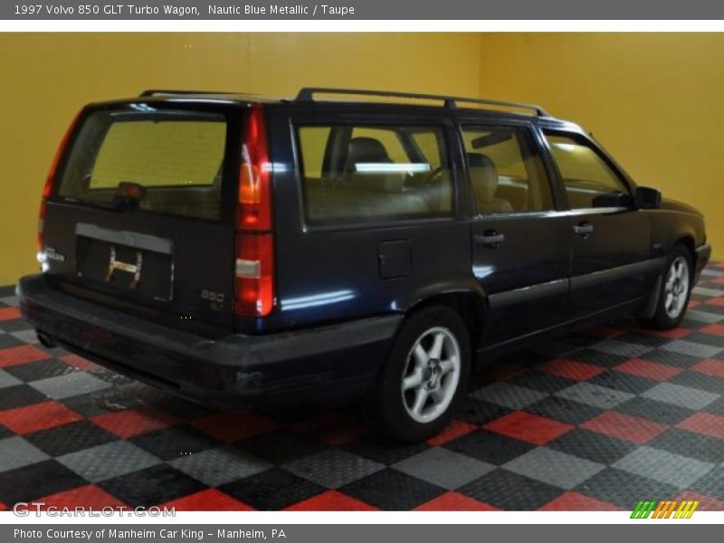 Nautic Blue Metallic / Taupe 1997 Volvo 850 GLT Turbo Wagon