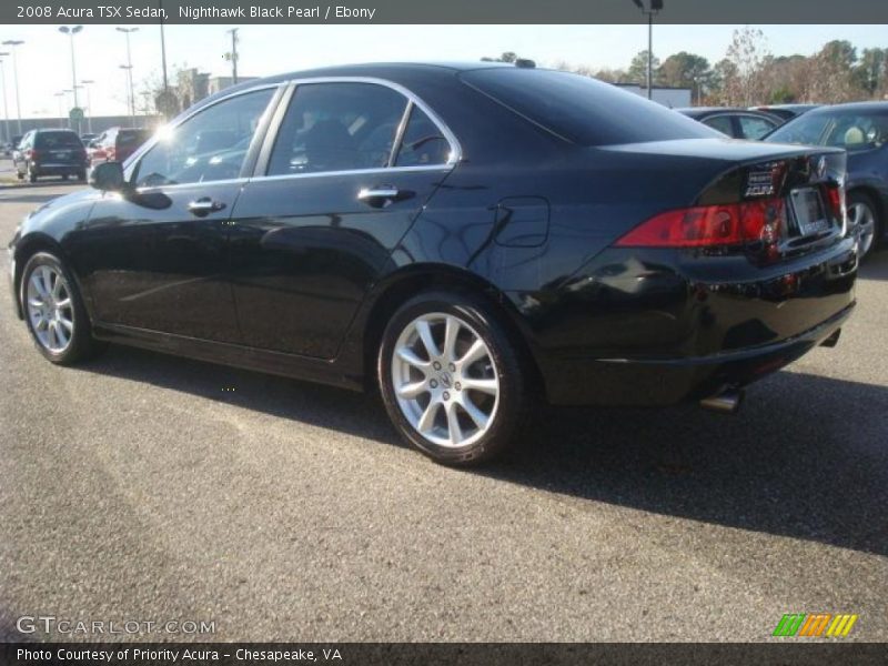 Nighthawk Black Pearl / Ebony 2008 Acura TSX Sedan
