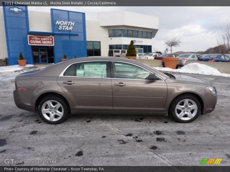 Mocha Steel Metallic / Cocoa/Cashmere 2011 Chevrolet Malibu LS