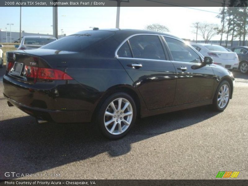 Nighthawk Black Pearl / Ebony 2008 Acura TSX Sedan