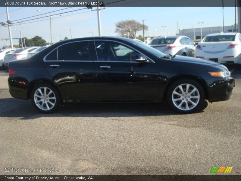 Nighthawk Black Pearl / Ebony 2008 Acura TSX Sedan