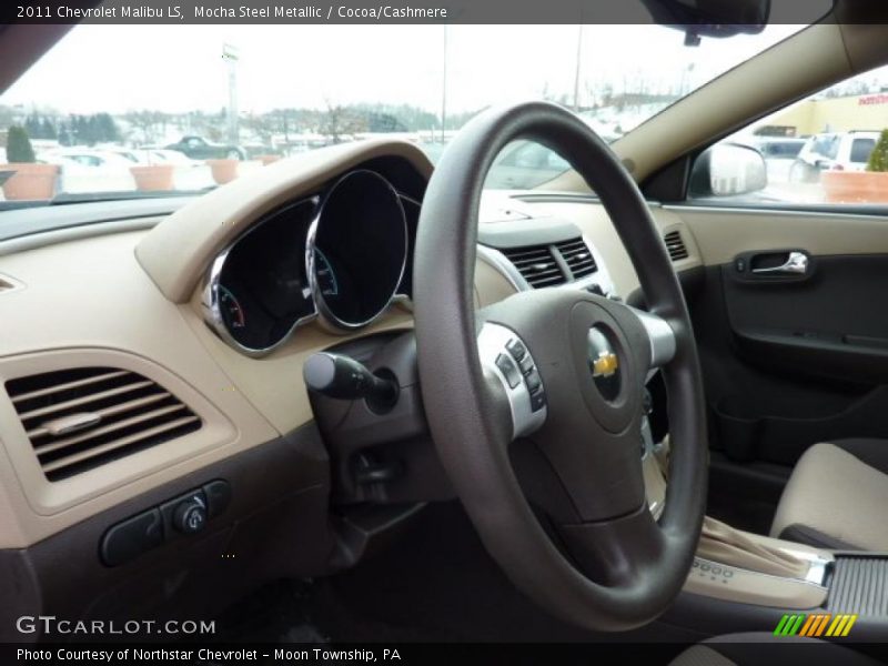 Mocha Steel Metallic / Cocoa/Cashmere 2011 Chevrolet Malibu LS