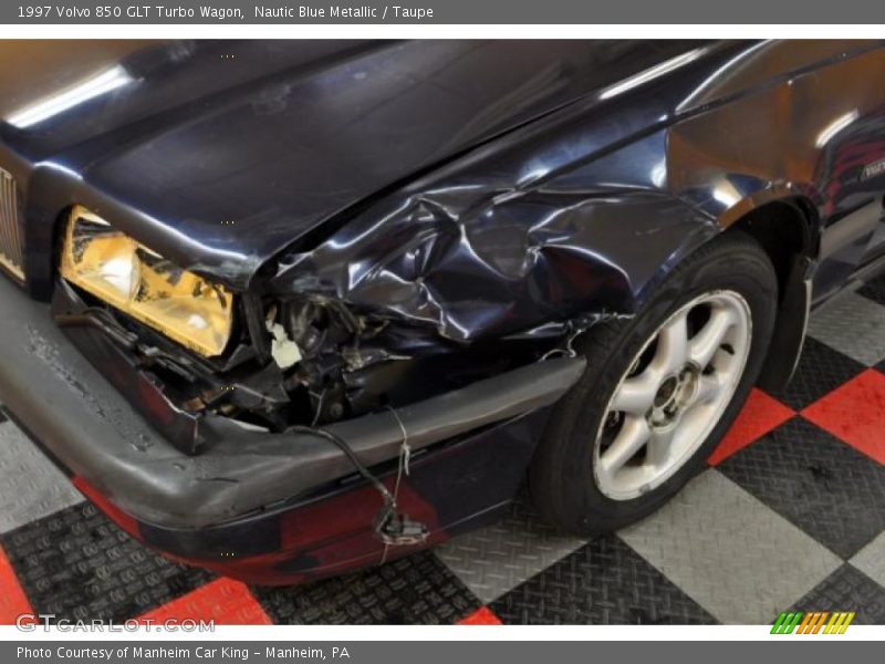 Nautic Blue Metallic / Taupe 1997 Volvo 850 GLT Turbo Wagon