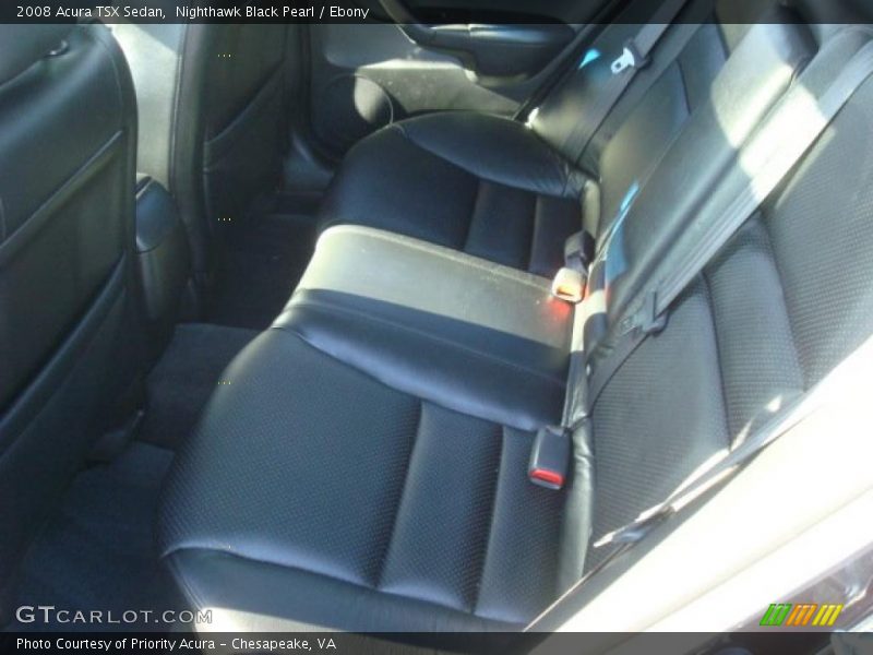 Nighthawk Black Pearl / Ebony 2008 Acura TSX Sedan