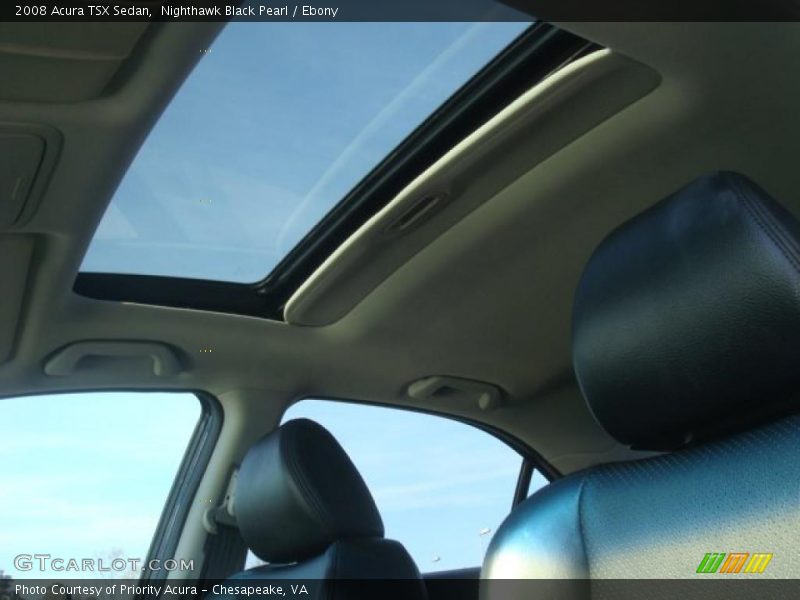 Nighthawk Black Pearl / Ebony 2008 Acura TSX Sedan
