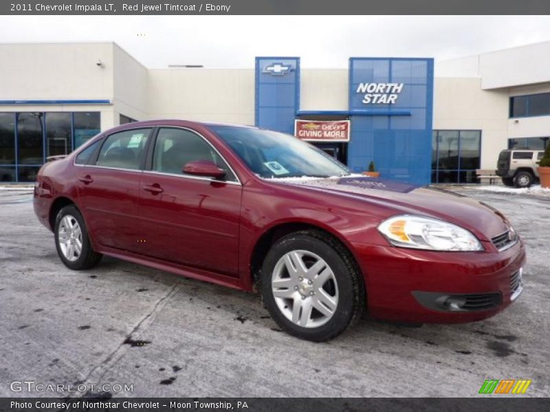 Red Jewel Tintcoat / Ebony 2011 Chevrolet Impala LT