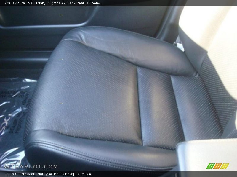 Nighthawk Black Pearl / Ebony 2008 Acura TSX Sedan