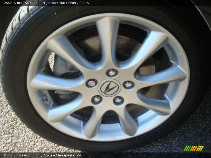 Nighthawk Black Pearl / Ebony 2008 Acura TSX Sedan