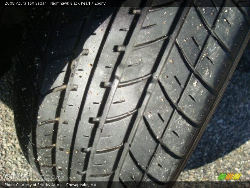 Nighthawk Black Pearl / Ebony 2008 Acura TSX Sedan