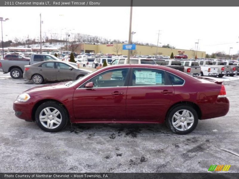 Red Jewel Tintcoat / Ebony 2011 Chevrolet Impala LT