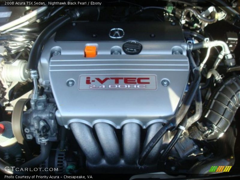 Nighthawk Black Pearl / Ebony 2008 Acura TSX Sedan
