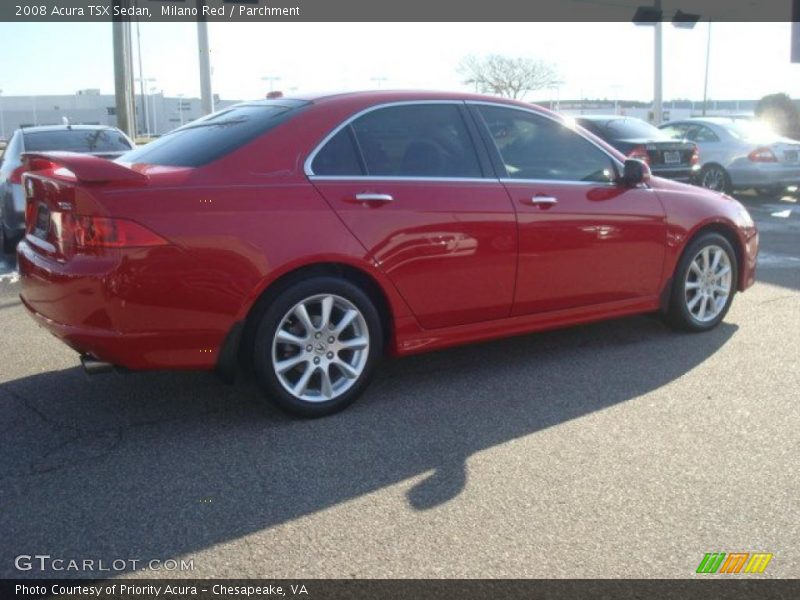 Milano Red / Parchment 2008 Acura TSX Sedan
