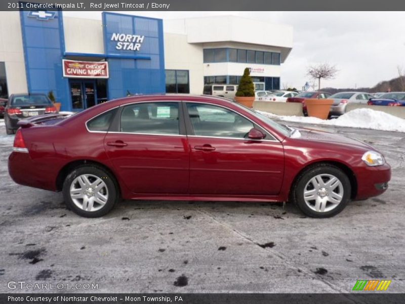 Red Jewel Tintcoat / Ebony 2011 Chevrolet Impala LT