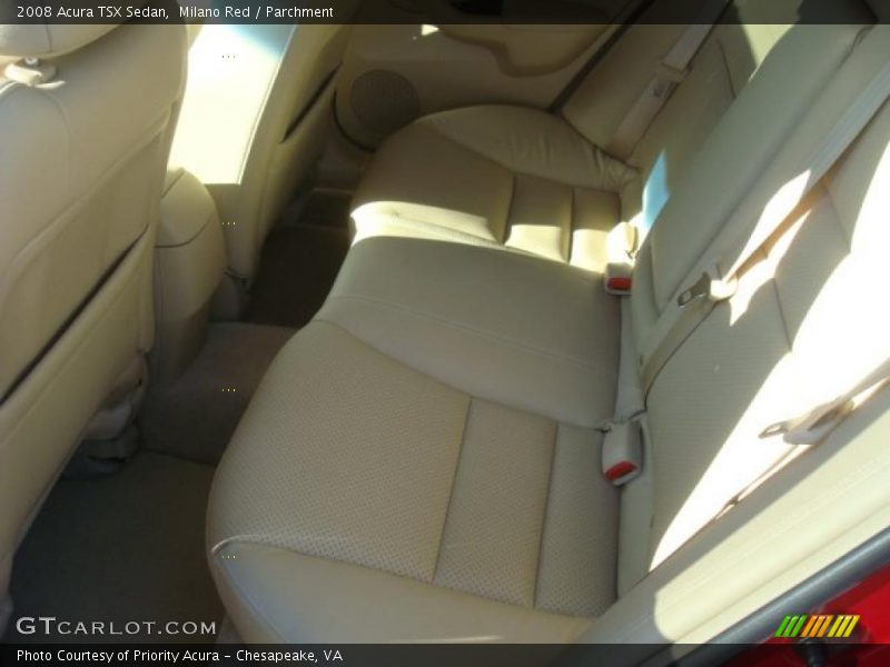 Milano Red / Parchment 2008 Acura TSX Sedan