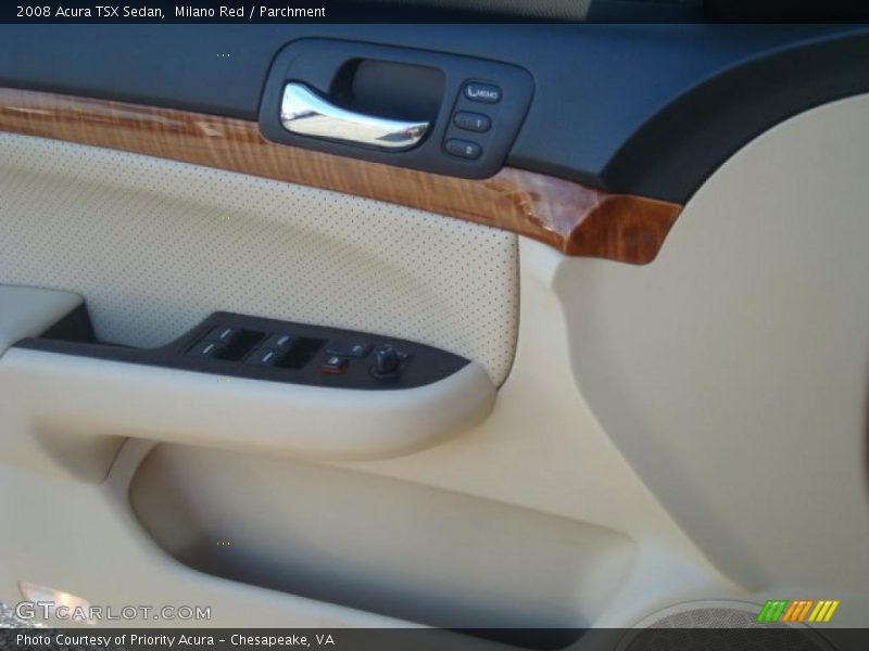 Milano Red / Parchment 2008 Acura TSX Sedan